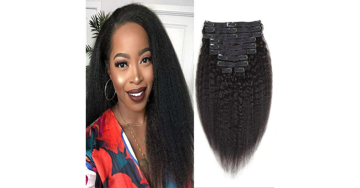 Extensions Cheveux Yaki - 6 Paquets Dégradés Pour Un Tissage Naturel Et Soyeux